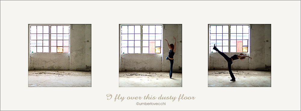 I fly over this dusty floor